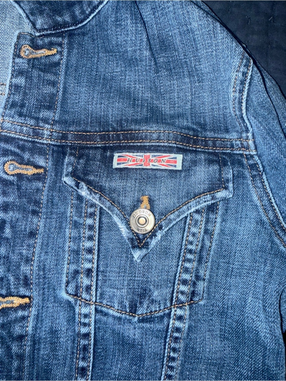 Hudson Jeans Blue Denim Jean Jacket